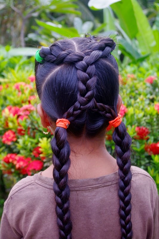 Braids Hairstyles for Super Long Hair Micronesian Girl Criss